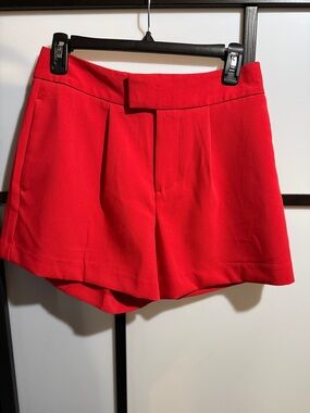 a new day Bright Red High-Waist Tailored Women's Shorts